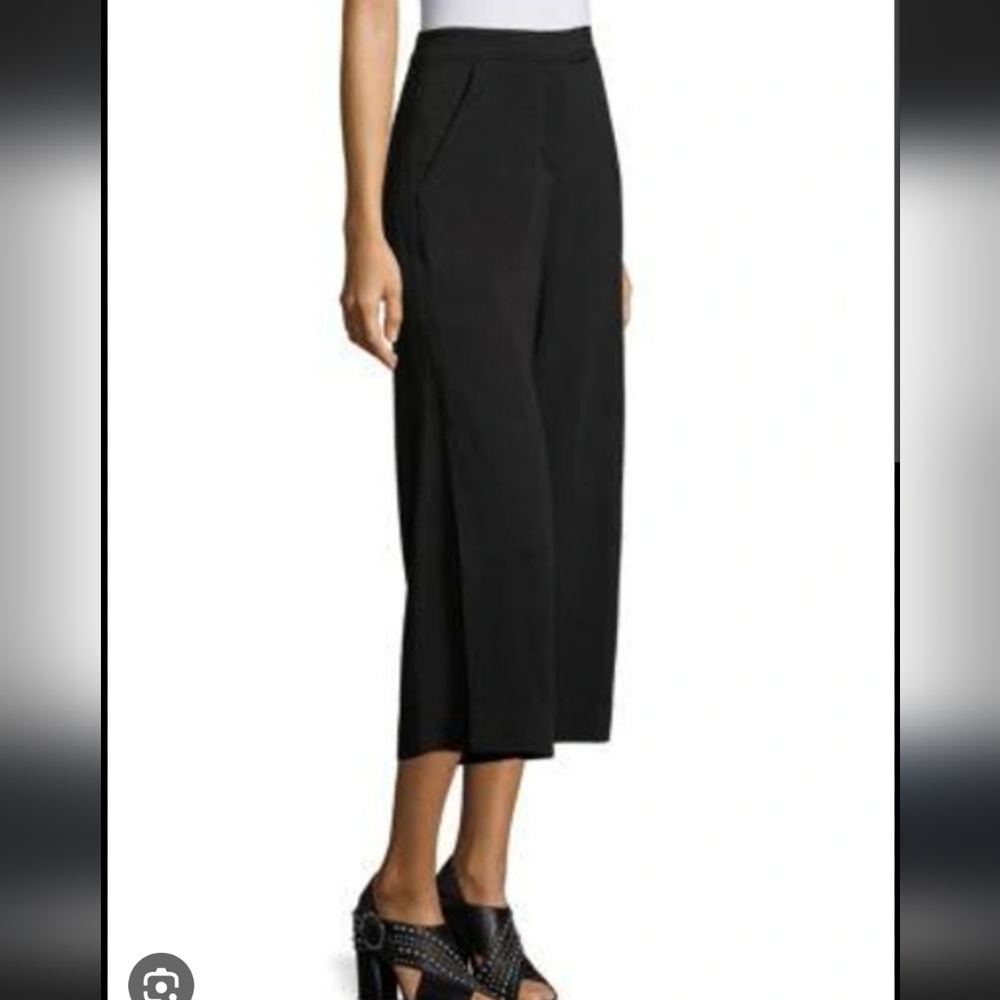 A.L.C. Kyle cropped wide leg pants black 2